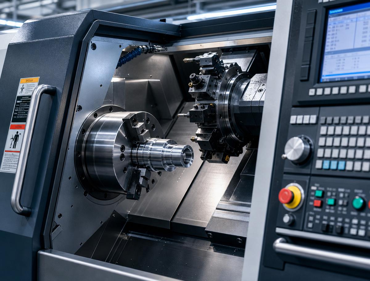CNC tokarilica u proizvodnom pogonu