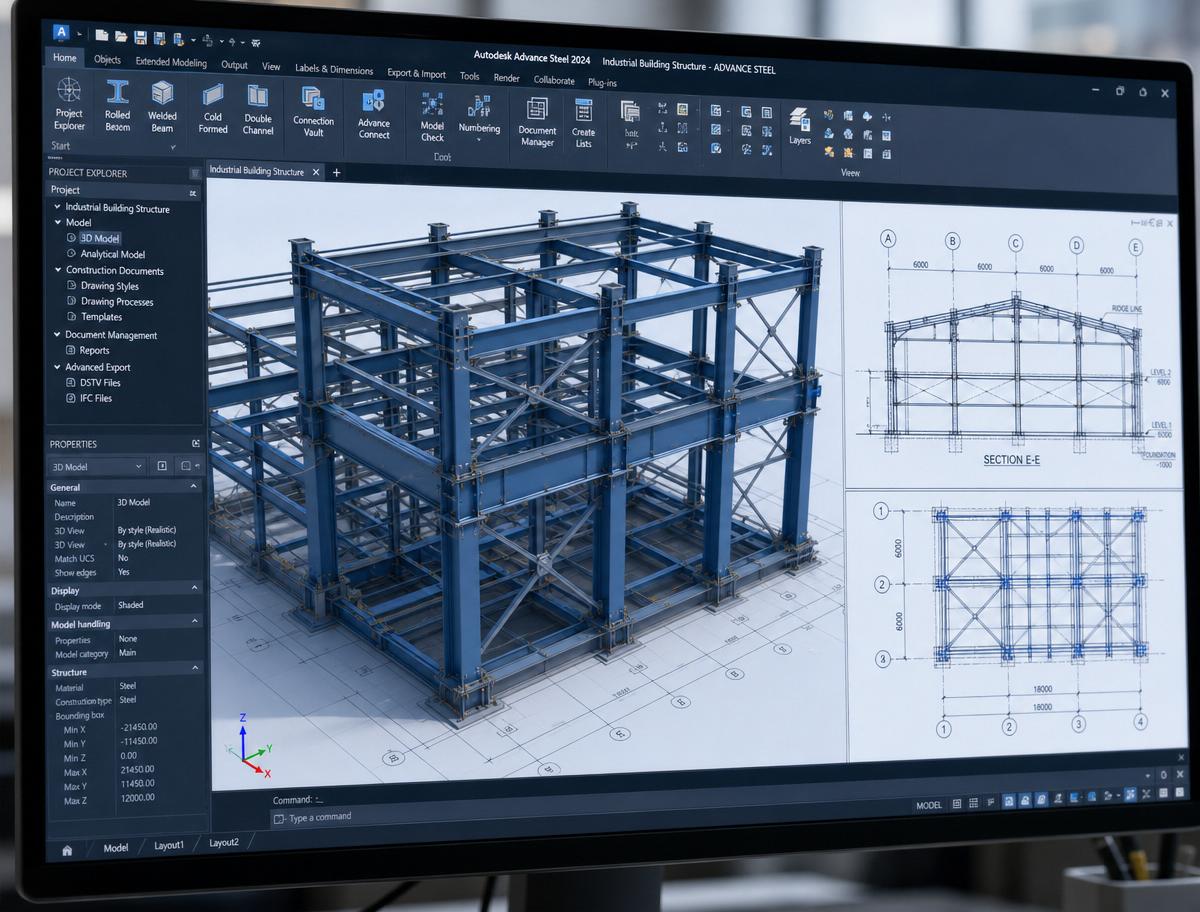 3D CAD model metalne konstrukcije
